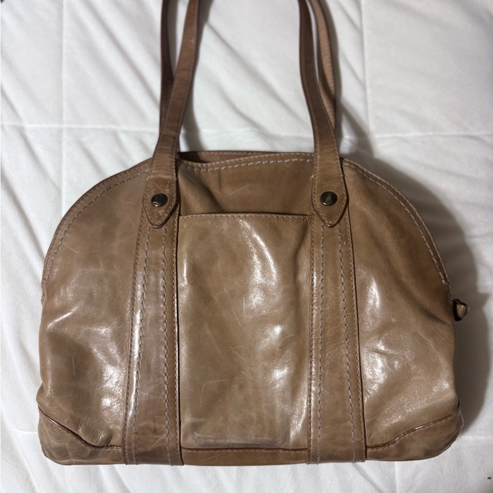 Frye Tan Leather Shoulder Bag Classic